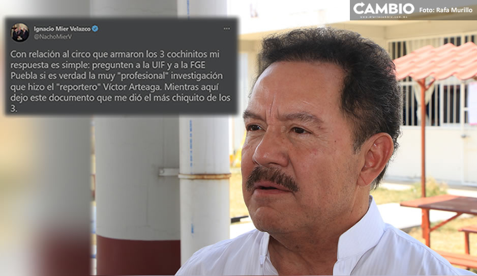 Nieto en la UIF se prestó a una confabulación con otros dos políticos, pero que me investiguen: Mier