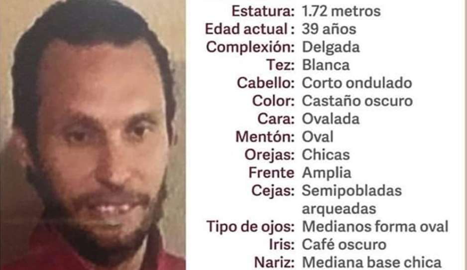 Tras mes y medio José Óscar Gómez Perroni sigue desaparecido ¡ayuda a encontrarlo!