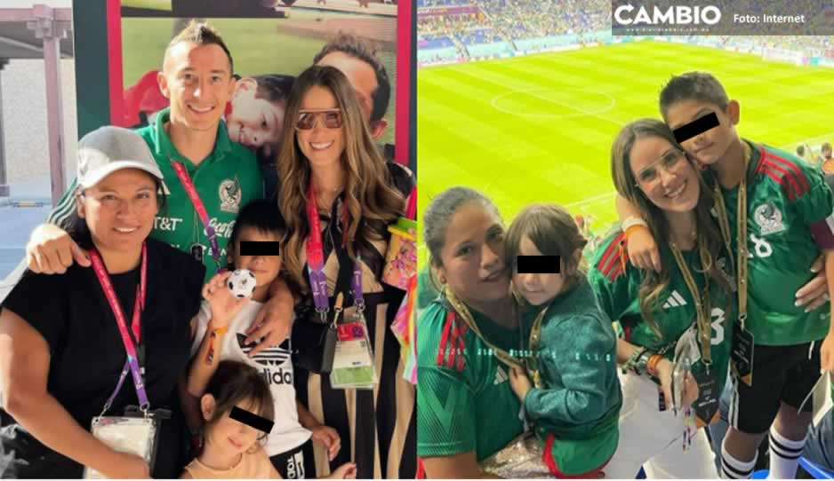 Llueven críticas a esposa de Andrés Guardado por llevar a niñera a Qatar
