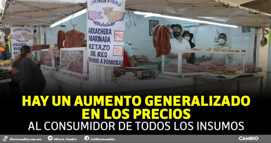 Inflación alcanza su pico más alto en Puebla en 20 años: 6.7%