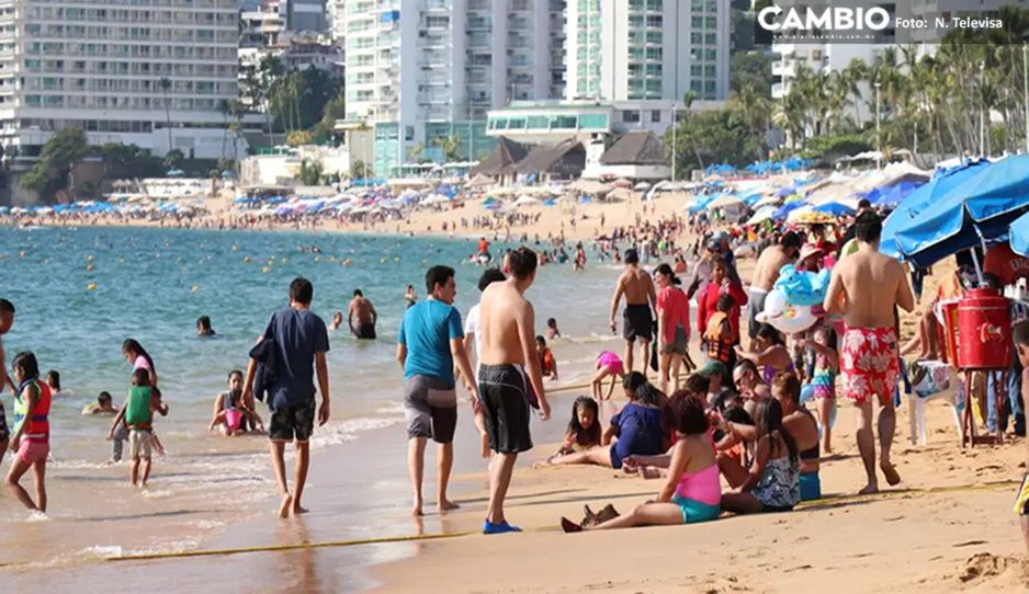 ¡Se acerca el rebrote! 200 mil poblanos irán playas de Acapulco en Semana Santa