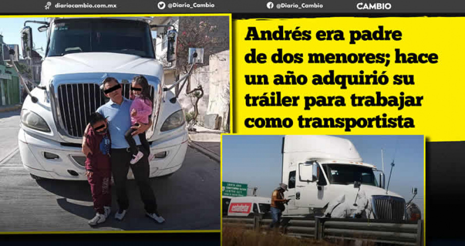 Trailero que cruzaba Puebla fue torturado, asesinado y abandonado en su vehículo en Chachapa