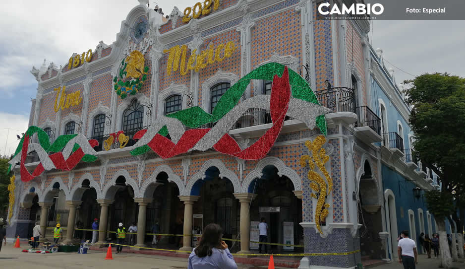 Tepole gastará 650 mil pesos en adornos del 15 de septiembre en ayuntamiento de Tehuacán
