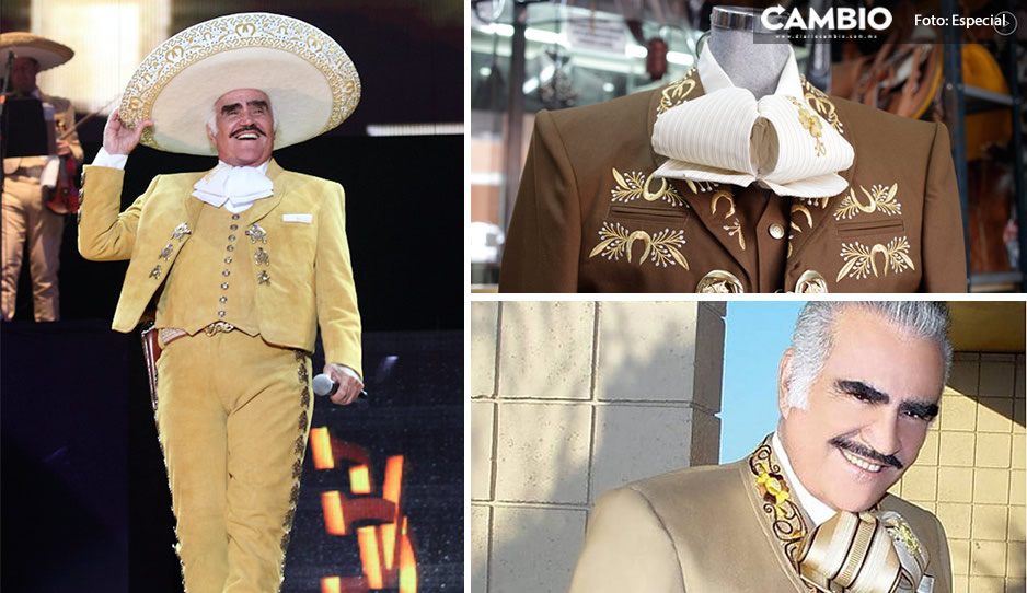 FOTOS: Con hilos de oro y plata; así eran los lujosos trajes de charro que usaba Vicente Fernández