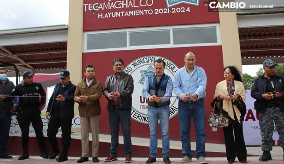 Inaugura Mier Bañuelos la Unidad Municipal de Vigilancia en la Tecamachalco-Tochtepec