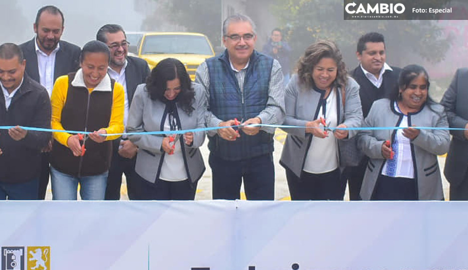 Ayuntamiento de Huauchinango inaugura pavimentación en Valle Fénix