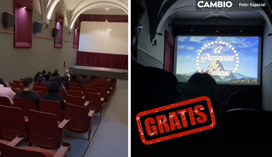 ¿Andas sin lana y quieres ver una peli? En este Cine de Puebla las funciones son GRATIS (VIDEO)