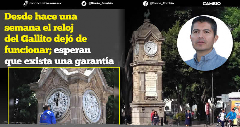Hace cinco meses Lalo Rivera pagó 194 mil pesos para arreglar reloj del Gallito y ya se descompuso (VIDEO)