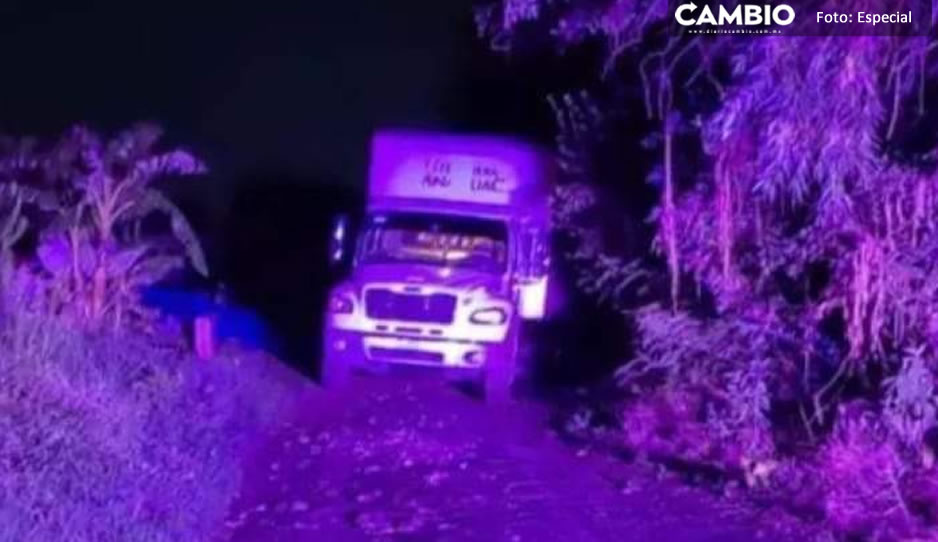 GN localiza y recupera camión robado en Texmelucan