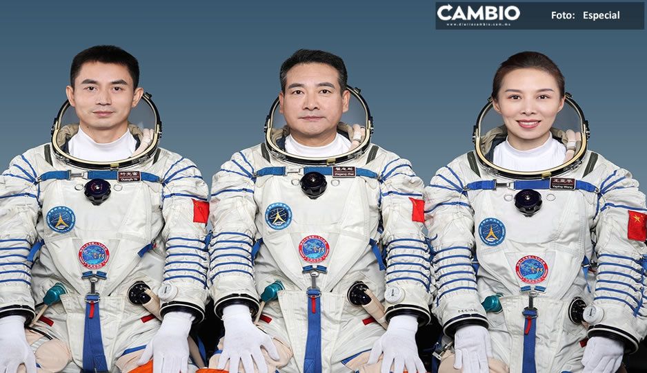¡Al infinito y más allá! China manda a tres astronautas al espacio