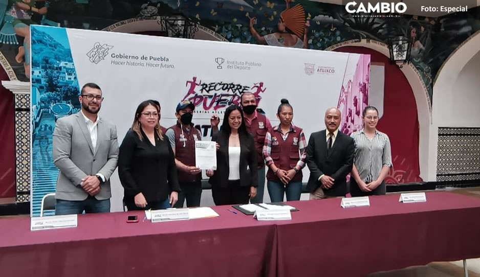 Inpode entrega Registro Único del Deporte a Atlixco