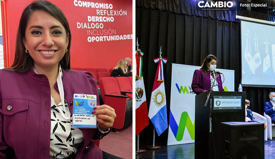 Mientras en Huejotzingo se desborda la inseguridad, Angélica Alvarado se va a pasear a Argentina