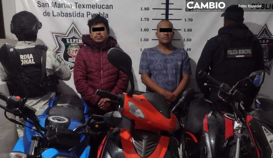 Detienen a dos asaltantes de autos que contactaban por redes sociales en Texmelucan