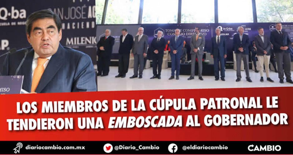 Barbosa para en seco a empresarios groseros del Yunque-Coparmex: no me impresionan, les advirtió (FOTOS Y VIDEO)
