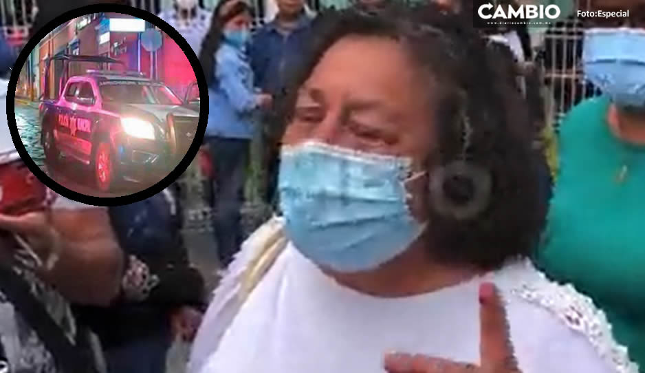 Los están golpeando y obligan a firmar “acuerdo”: acusan madres de policías detenidos de Tecamachalco (VIDEO)