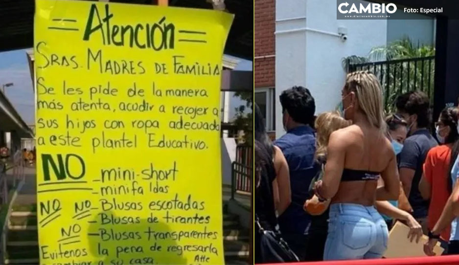 ¡Increíble pero cierto! Escuela prohíbe a madres de familia usar &quot;ropa sexy&quot;