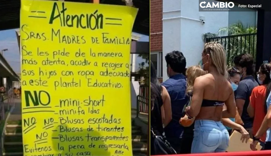 ¡Increíble pero cierto! Escuela prohíbe a madres de familia usar &quot;ropa sexy&quot;