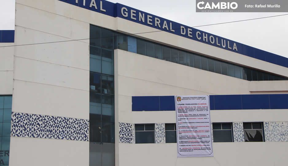 Fracasa paro de sindicalizados de la SSA sólo colocaron mantas en hospitales (FOTOS Y VIDEO)
