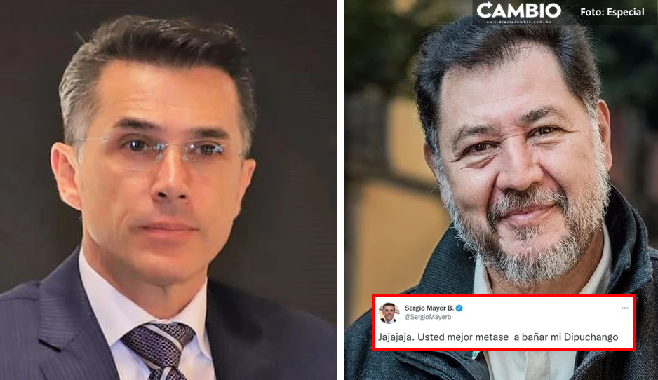 Sergio Mayer se lanza vs Fernández Noroña por la Reforma Electoral: “Métase a bañar mi Dipuchango&quot;