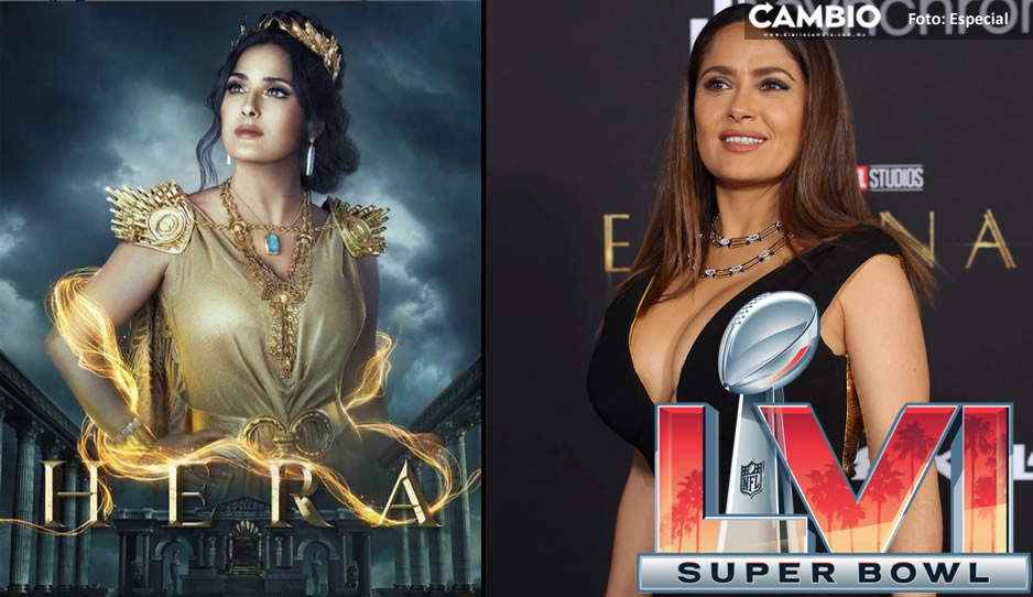 ¡OMG! Salma Hayek estará en el Super Bowl, será diosa griega para un comercial