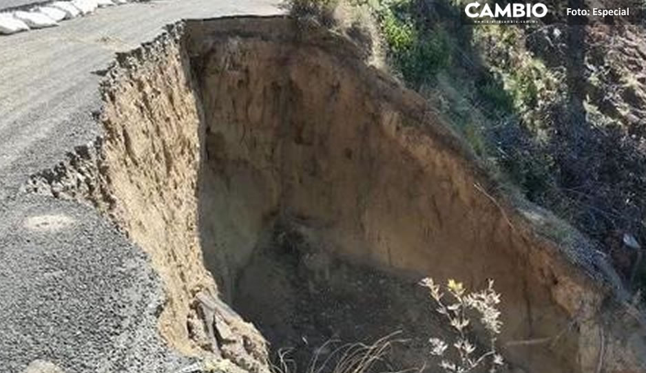 ¡Alerta! Nuevo Socavón aparece en suelo poblano