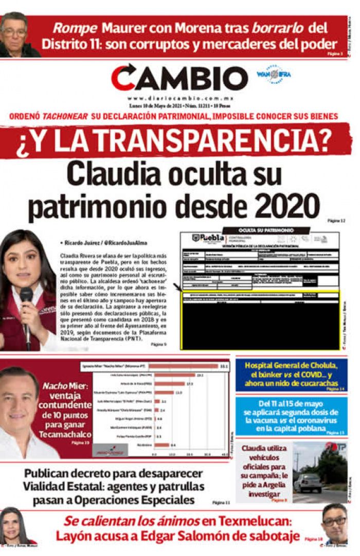 ¿Y LA TRANSPARENCIA? Claudia oculta su patrimonio desde 2020