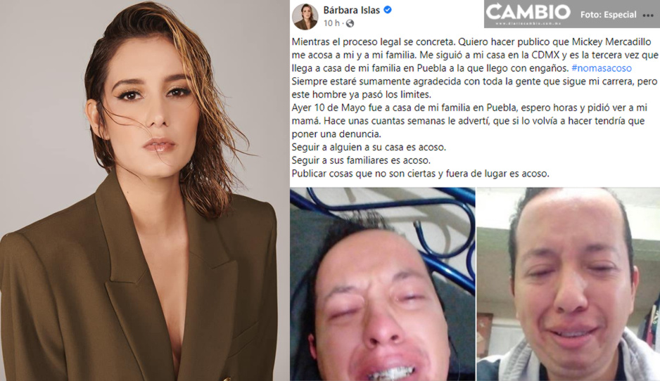La poblana Bárbara Islas explota ante acoso de uno de sus fans; se hace pasar por su novio