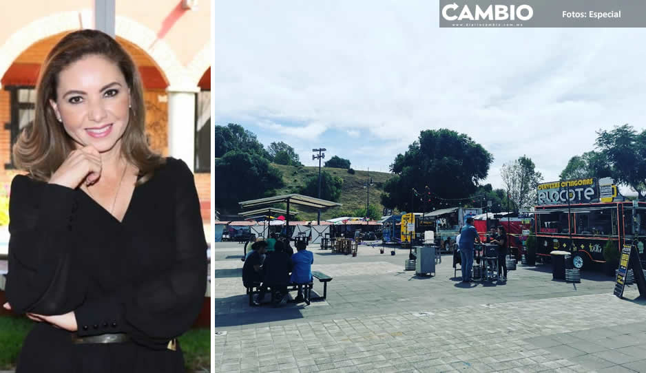 Paola Angón retira food trucks del Parque Soria; empresarios acusan que tienen permisos en regla