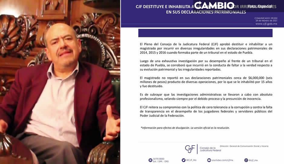 Judicatura destituye e inhabilita por 15 años al ex magistrado Carlos Loranca
