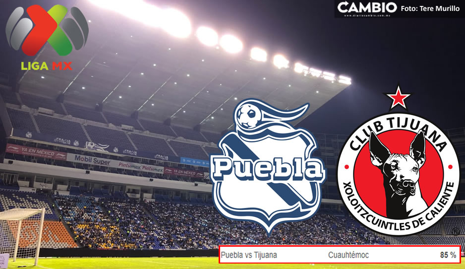Todavía no hay fecha, pero la Liga MX permite aforo del 85 % en el Cuauhtémoc para Puebla vs Xolos