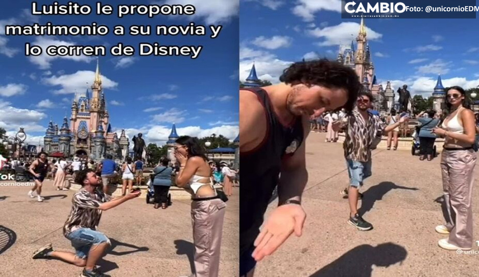 Luisito Comunica graba VIDEO en Disney pidiendo matrimonio y su hermano le arrebata el anillo