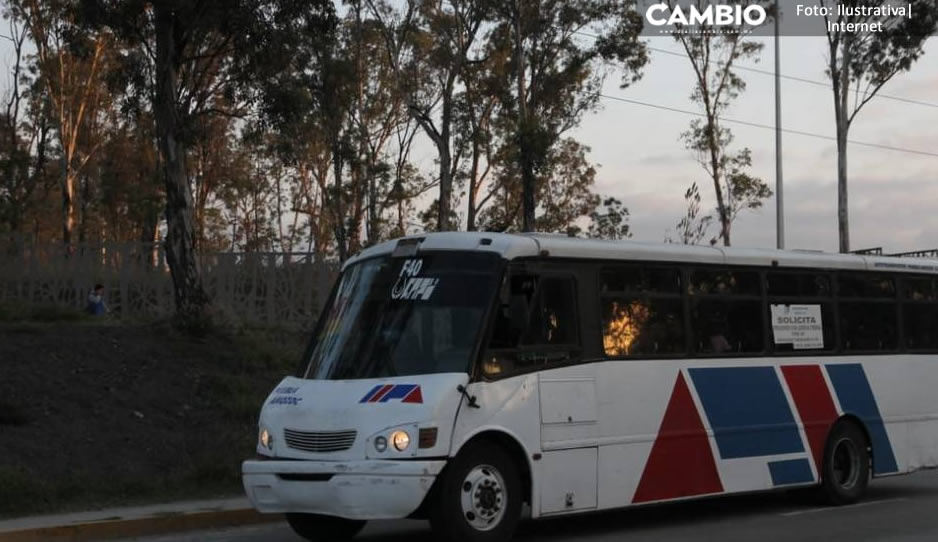 ¡Mañana violenta! Asaltan a pasajeros de la ruta Puebla-Amozoc en Chachapa