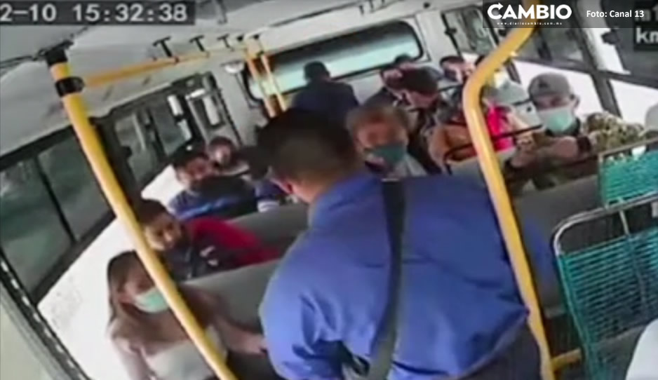 VIDEO: Así fue el violento atraco de la Ruta 17 en Puebla, abuelita entró en pánico