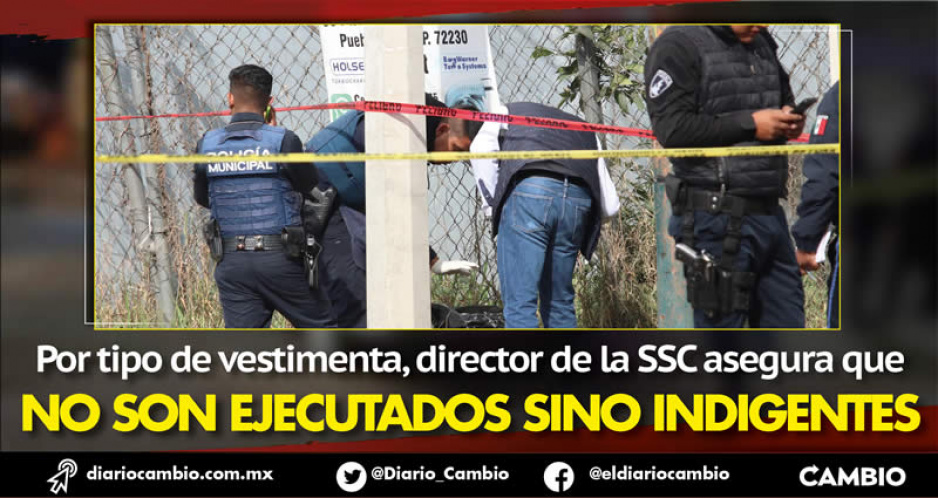 No son ejecutados sino indigentes: así justifica director de la Policía Municipal la ola de embolsados (VIDEO)