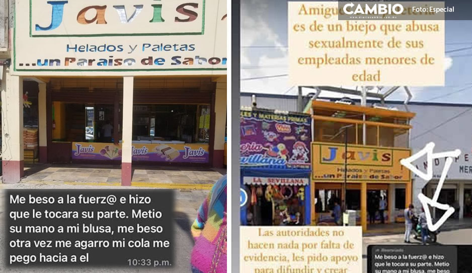 Me besó a la fuerza y me jaló hacia él; víctima narró cómo el dueño de paletería ‘Javis’ abusó de ella