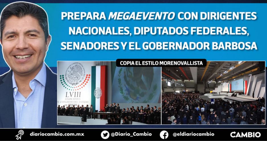 Rivera Pérez tendrá toma de protesta de gobernador: invitará a mil 200 al Centro Expositor (FOTOS Y VIDEO)