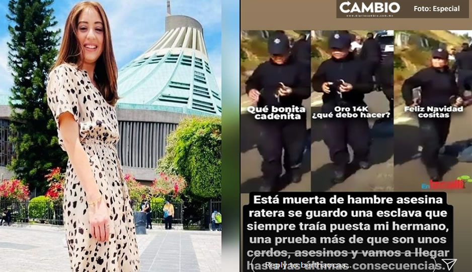 Hermana de Benito acusa a policía de robar cadena de oro del actor: ratera muerta de hambre