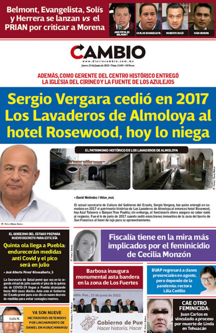 Sergio Vergara cedió en 2017 Los Lavaderos de Almoloya al hotel Rosewood, hoy lo niega