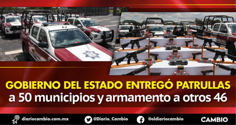 Gobierno estatal donó las primeras 100 patrullas a los 50 municipios más pequeños (VIDEOS)