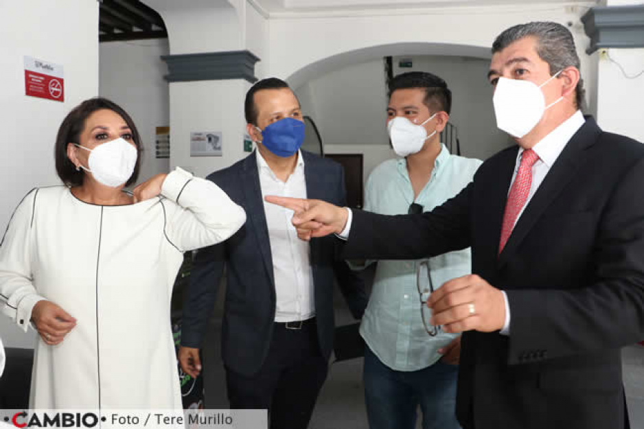 Regidores del PRIANRD presumen que junto a Lalo han corregido el rumbo de Puebla