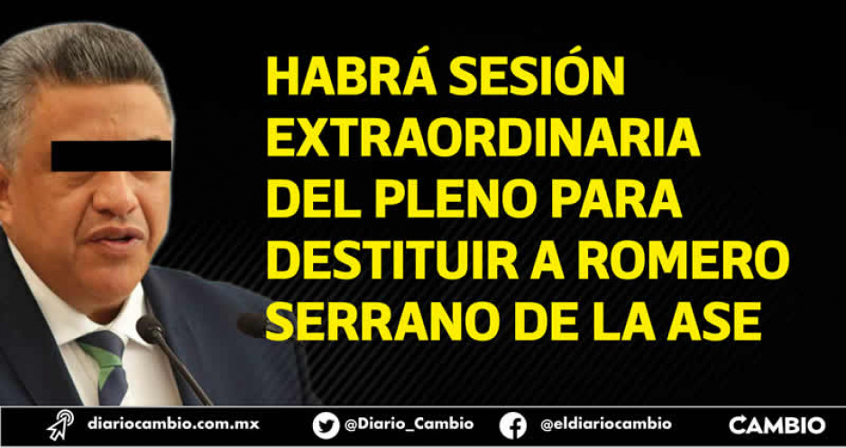 Listo el dictamen para destituir a Romero Serrano: se votará en extraordinaria