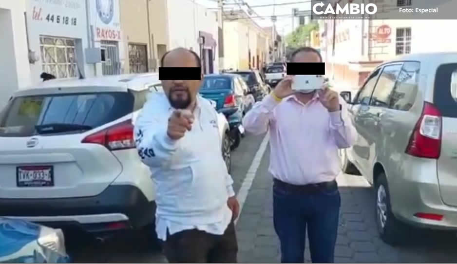 Hombre intenta extorsionar y agrede a personal del Ayuntamiento de Atlixco