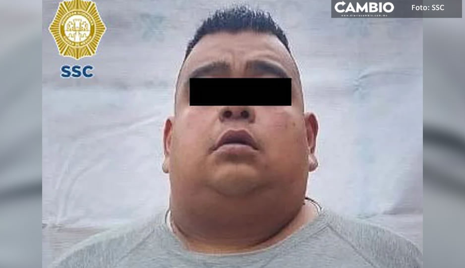 Cae el “Gordo pepas”, extorsionador de comerciantes de la Unión Tepito