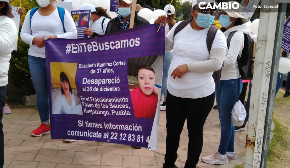Marchan en Huejotzingo para pedir que Elizabeth Ramírez regrese a casa: desapareció el 26 diciembre (VIDEO)
