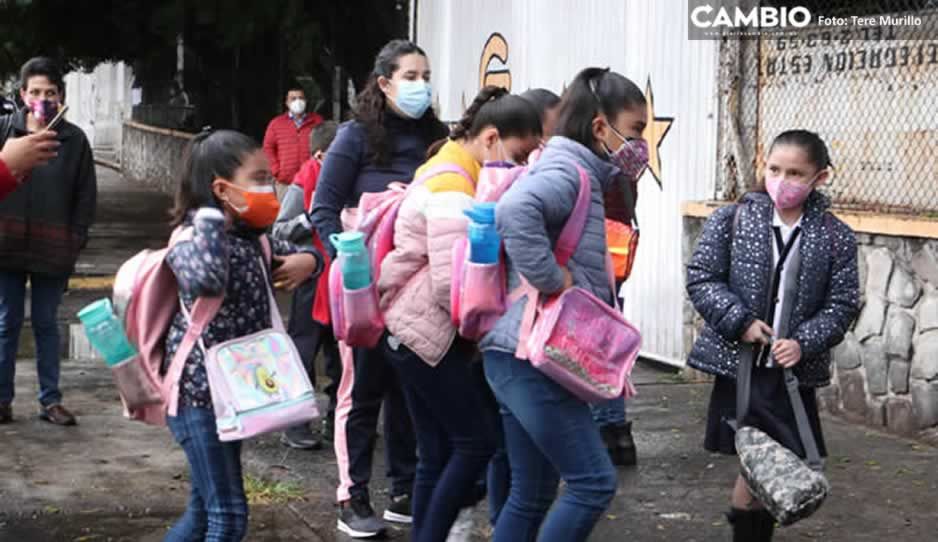 Sólo con prueba de SSA o avaladas por el InDRE se suspenderán clases en Puebla