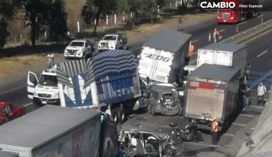 Tráiler provoca carambola en autopista de León; hay cuatro muertos y al menos 14 heridos (FUERTE VIDEO)