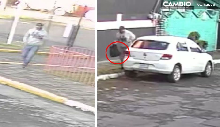VIDEO: Así es como ladrón da cristalazo a un auto para robar una mochila en colonia Anzures    
