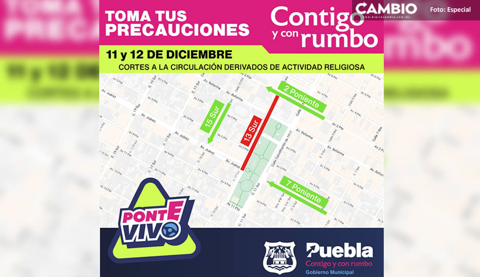 Se instalarán 400 ambulantes el 11 y 12 de diciembre en el Templo de Nuestra Señora de Guadalupe