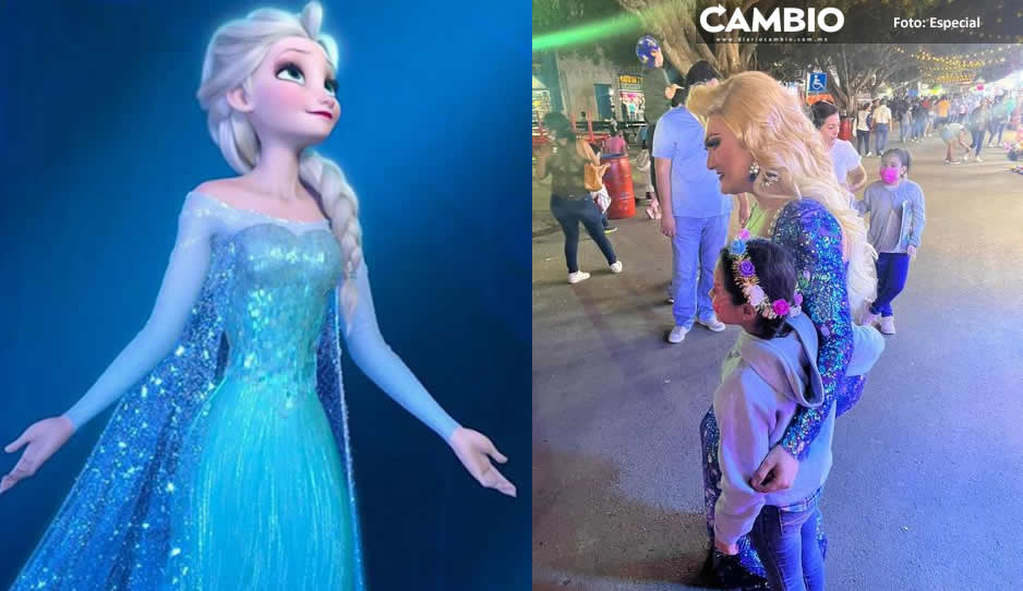 ¡Quéeee está pasando! Chiquitos confunden a &#039;Drag Queen&#039; con Elsa de &#039;Frozen&#039;