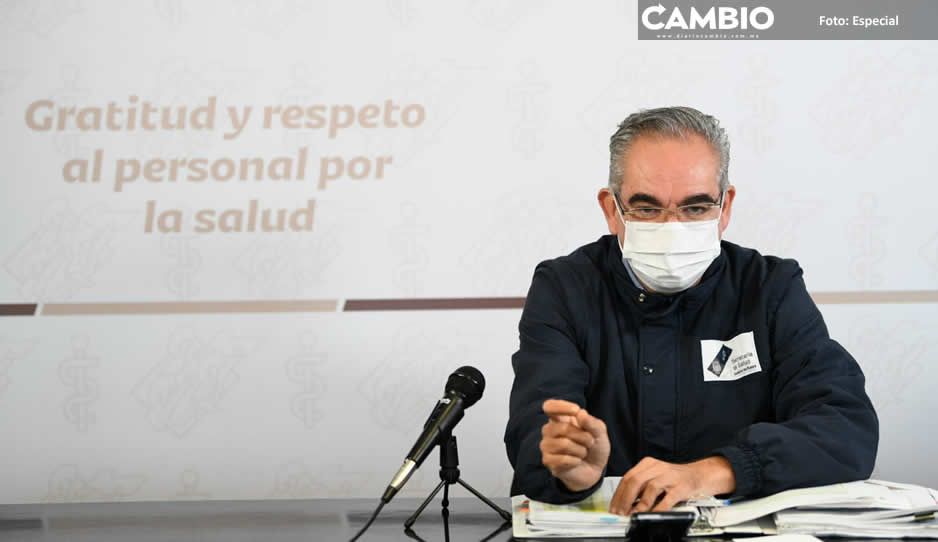 Puebla llegará al pico máximo de la tercera ola en cinco días: Martínez
